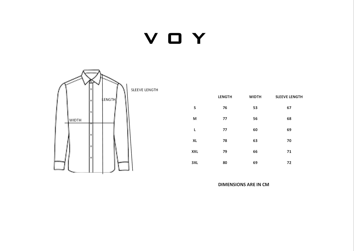 Size guide – MIDNIGHT BLACK WRINKLED PURE LINEN RELAXED UNISEX RESORT SHIRT S26N